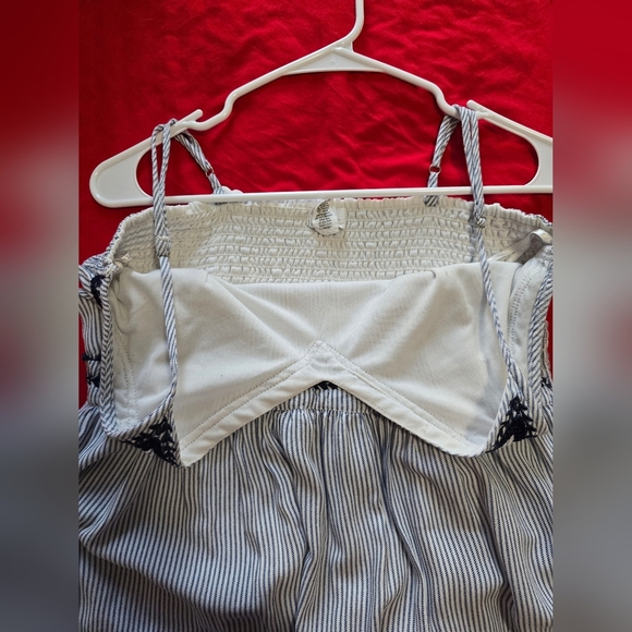 Japna Silver Pleated Maxi Dress V-Neck - Picture 6 of 12